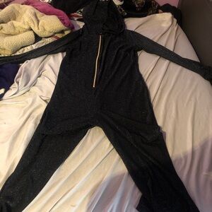 Savage X Fenty Glitter Black Jumpsuit